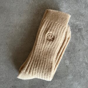 Uld sokker beige